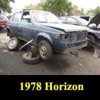 Junkyard 1978 Plymouth Horizon