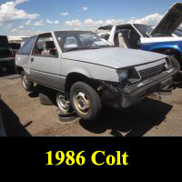 Junkyard 1986 Plymouth Colt