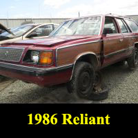 Junkyard 1986 Plymouth Reliant