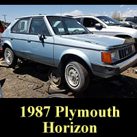 Junkyard 1987 Plymouth Horizon