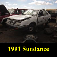 Junkyard 1991 Plymouth Sundance America