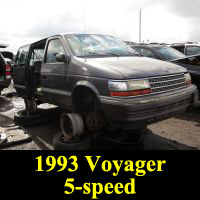 Junkyard 1993 Plymouth Voyager