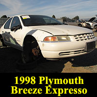 Junkyard 1998 Plymouth Breeze Expresso