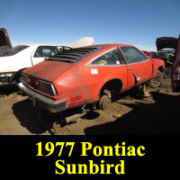 Junkyard 1977 Pontiac Sunbird