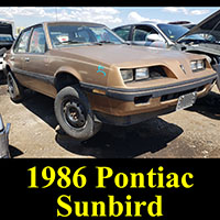 Junkyard 1986 Pontiac Sunbird