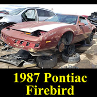 Junkyard 1987 Pontiac Firebird