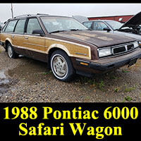 Junkyard 1988 Pontiac 6000 Safari Wagon