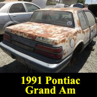 Junkyard 1991 Pontiac Grand Am