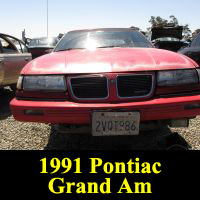 Junkyard 1991 Pontiac Grand Am