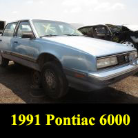Junkyard 1991 Pontiac 6000 LE