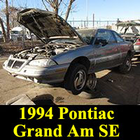 Junkyard 1994 Pontiac Grand Am SE