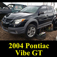 Junkyard 2004 Pontiac Vibe GT