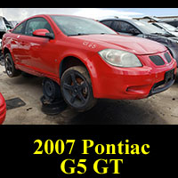 Junkyard 2007 Pontiac G5 GT