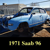 Junkyard 1971 Saab 96