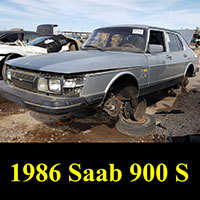 Junkyard 1986 Saab 900S