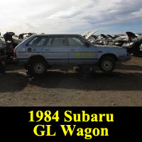 Junkyard 1984 Subaru GL Wagon