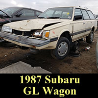 Junkyard 1987 Subaru GL Wagon