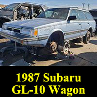 Junkyard 1987 Subaru GL10 Wagon