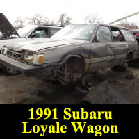 Junkyard 1991 Subaru Loyale Wagon