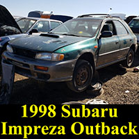Junkyard 1998 Subaru Impreza Outback Wagon