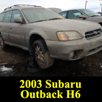 Junkyard 2003 Subaru Outback H6-3.0