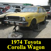 Junkyard 1974 Toyota Corolla Wagon