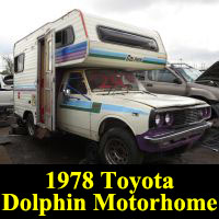 Junkyard 1978 Toyota Dolphin RV