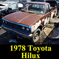 Junkyard 1978 Toyota Hilux