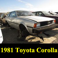 Junkyard 1981 Toyota Corolla