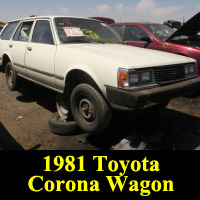 Junkyard 1981 Toyota Corona wagon