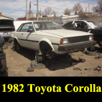 Junkyard 1982 Toyota Corolla