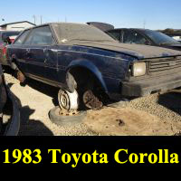Junkyard 1983 Toyota Corolla