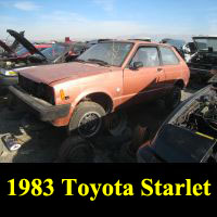 Junkyard 1983 Toyota Starlet