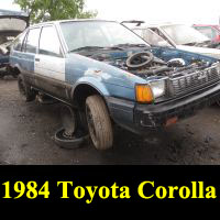 Junkyard 1984 Toyota Corolla