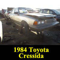 Junkyard 1984 Toyota Cressida