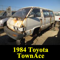 Junkyard 1984 Toyota Van