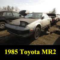 Junkyard 1985 Toyota MR2