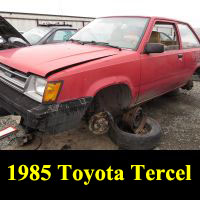 Junkyard 1985 Toyota Tercel
