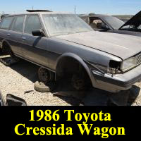 Junkyard 1986 Toyota Cressida Wagon