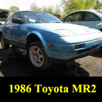Junkyard 1986 Toyota MR2