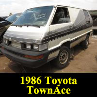 Junkyard 1986 Toyota Van Conversion