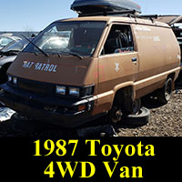 Junkyard 1987 Toyota Van