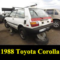 Junkyard 1988 Toyota Corolla
