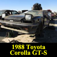 Junkyard 1988 Toyota Corolla GT-S