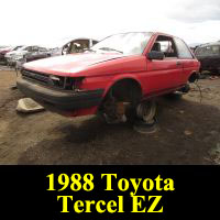Junkyard 1988 Toyota Tercel EZ