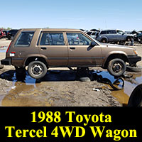 Junkyard 1988 Toyota Tercel 4WD Wagon