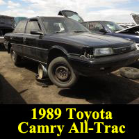 Junkyard 1989 Toyota Camry Alltrac