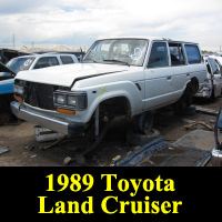 Junkyard 1989 Toyota Land Cruiser