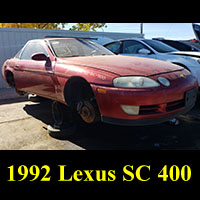 Junkyard 1992 Lexus SC400