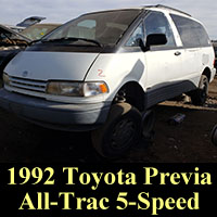 Junkyard 1992 Toyota Previa